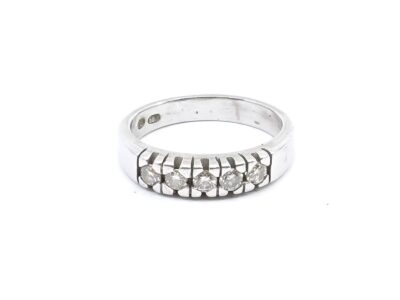 Ring Vitguld med diamanter