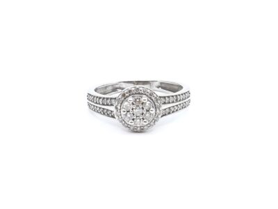 Ring Vitguld 18K