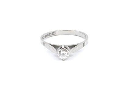 Ring Vitguld 18K