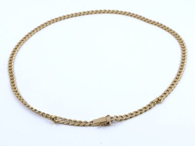 Halskedja Pansar Guld 18K 29,6g Längd 43,5cm Bredd 5mm