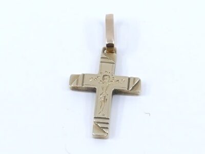 Hänge Krucifix Guld 18K 2g Bredd 15mm Höjd 28mm