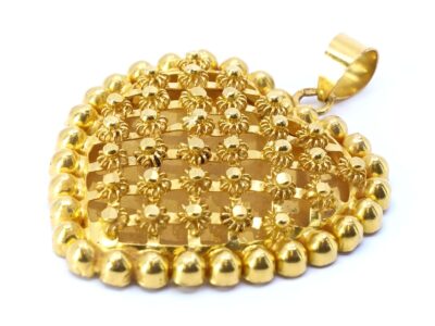 Hänge Hjärta Guld