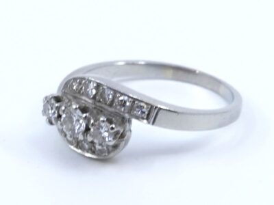 Ring vitguld 18K