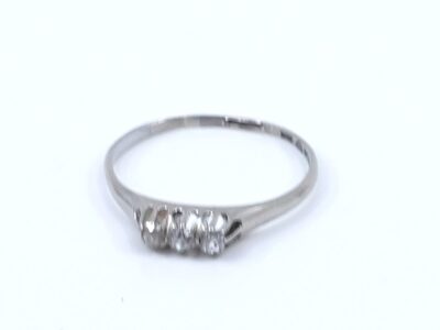 Ring vitguld 18K