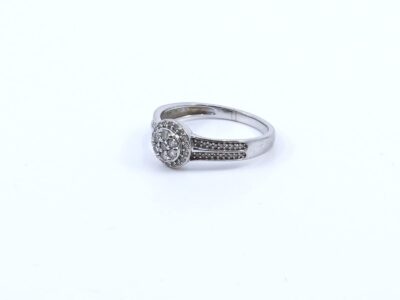 Ring vitguld 18K