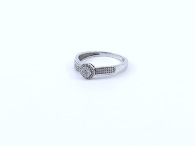Ring vitguld 18K