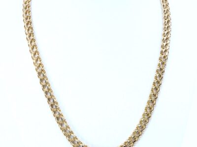Halskedja Tvåfärgad Guld 14K