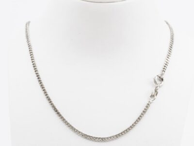 Halskedja Pansar Silver