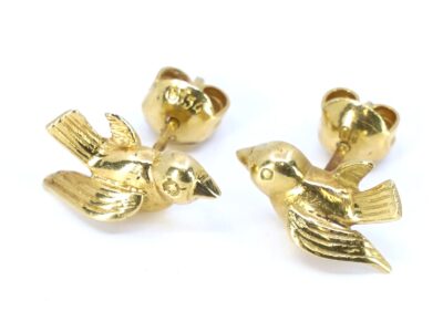 Örhängen Svalor Guld 18K