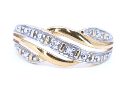 Ring Tvåfärgad Guld 18K