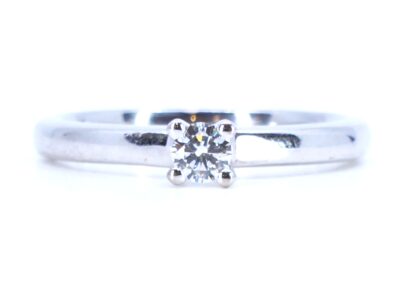 Ring Vitguld 18K