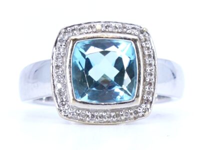 Ring Vitguld 18K