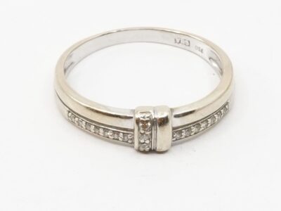 Ring Vitguld 18K