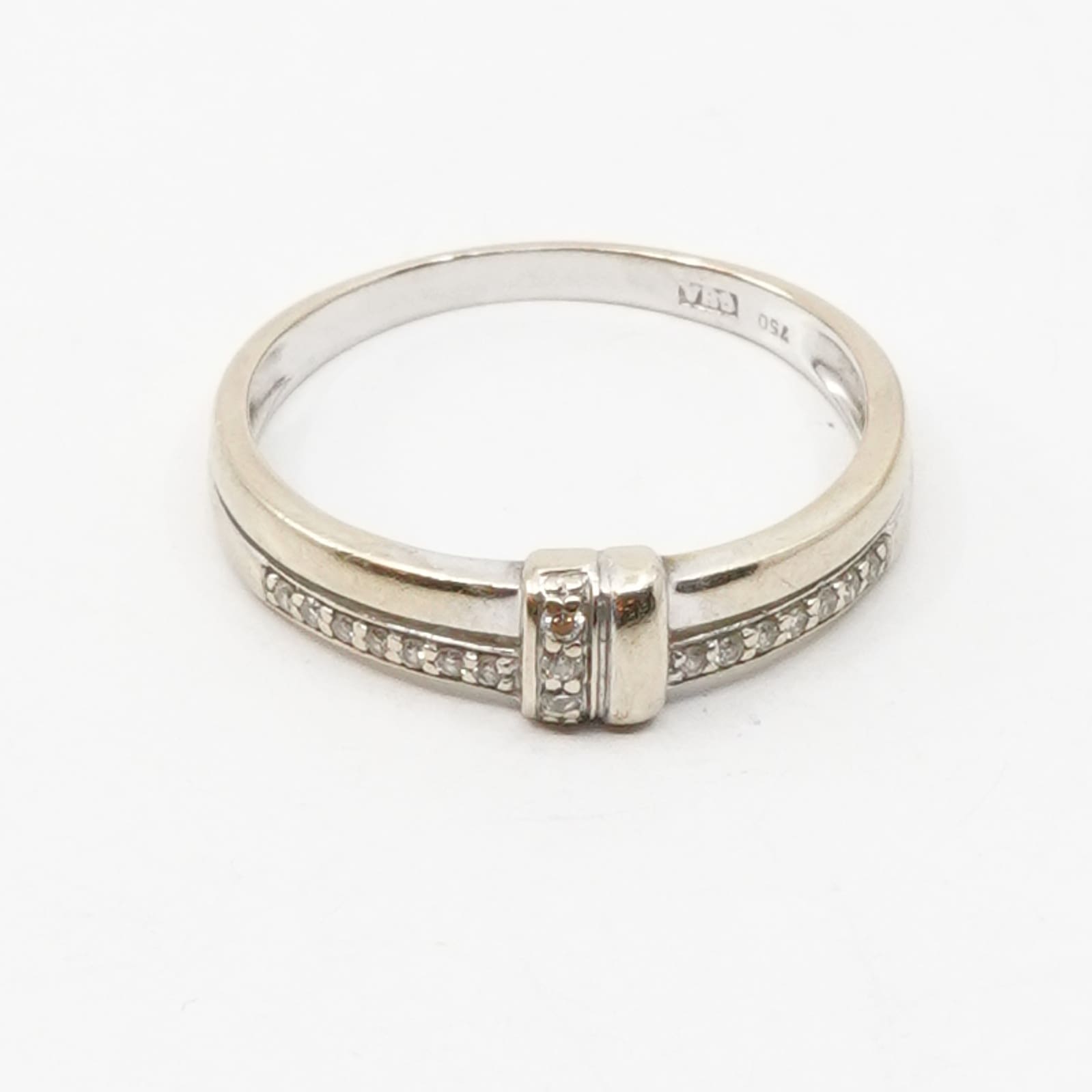 Ring Vitguld 18K