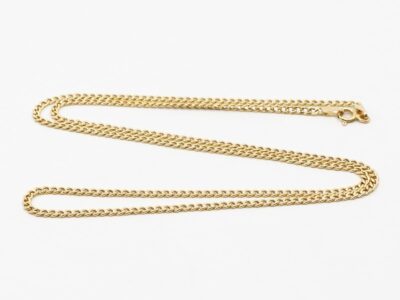 Halskedja Pansar Guld