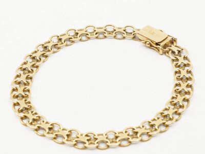 Armband X-länk Guld