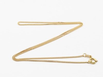 Halskedja Pansar Guld