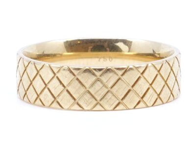 Ring Guld 18K 7,8g Ø19,5