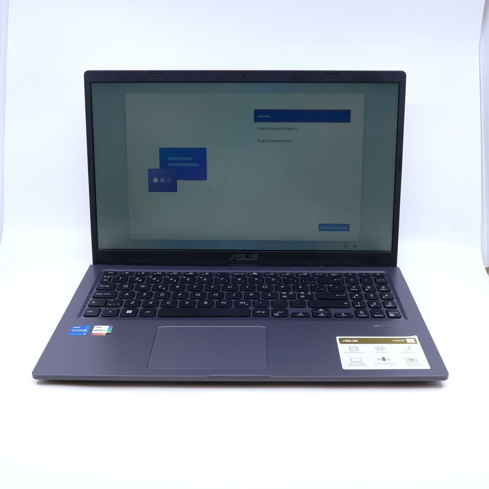Laptop Asus R565E intel core i5-1135G7 8gb ram 11th gen