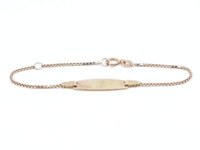 Armband Venezia med platta Guld 18K 1,8g 12-14,5cm