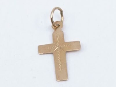 Hänge/berlock kors Guld
