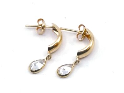Örhängen Guld 18K 1,2g Höjd 20mm