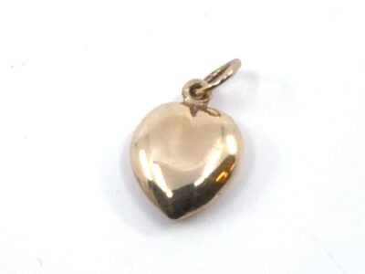 Hänge Guld 18K 3,8g Höjd 18mm Hjärta