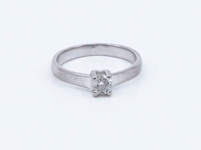 Ring vitguld 18K