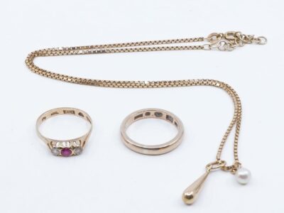 Ring vitguld 18K
