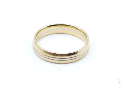 Ring Tvåfärgat Guld 14K 3,6g Ø17,5