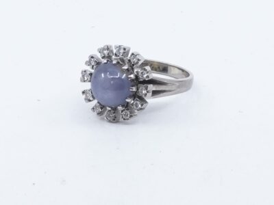 Ring vitguld 18K