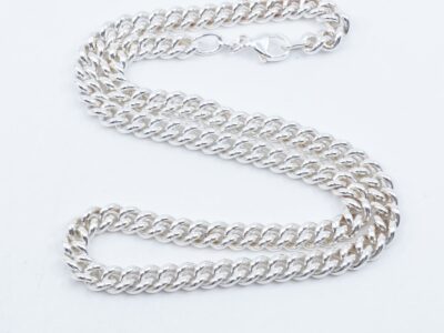 Halskedja Pansar Silver