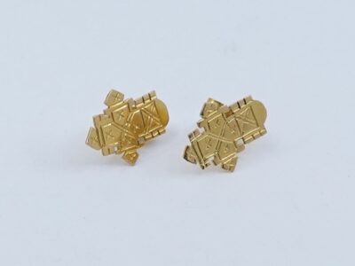 Örhängen Guld 18K 3,3g Höjd 18mm