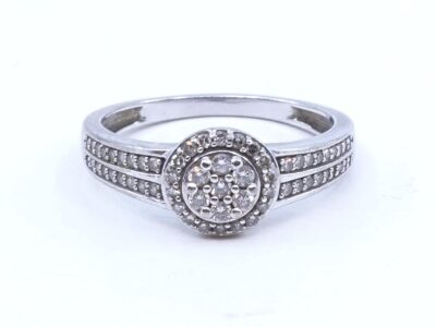 Ring Vitguld 18K