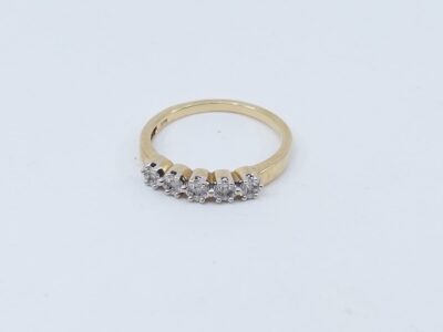 Ring Guld 18K 4,0g Ø20, diamanter