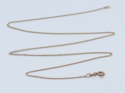 Halskedja Pansar Guld 18K