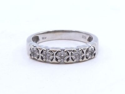 Ring Vitguld 18K