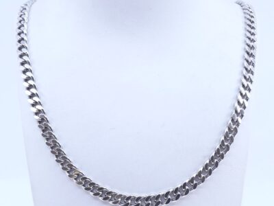 Halskedja Pansar Silver