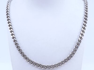 Halskedja Pansar Silver