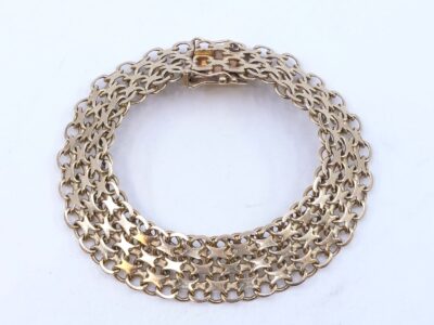 Armband X-länk Guld