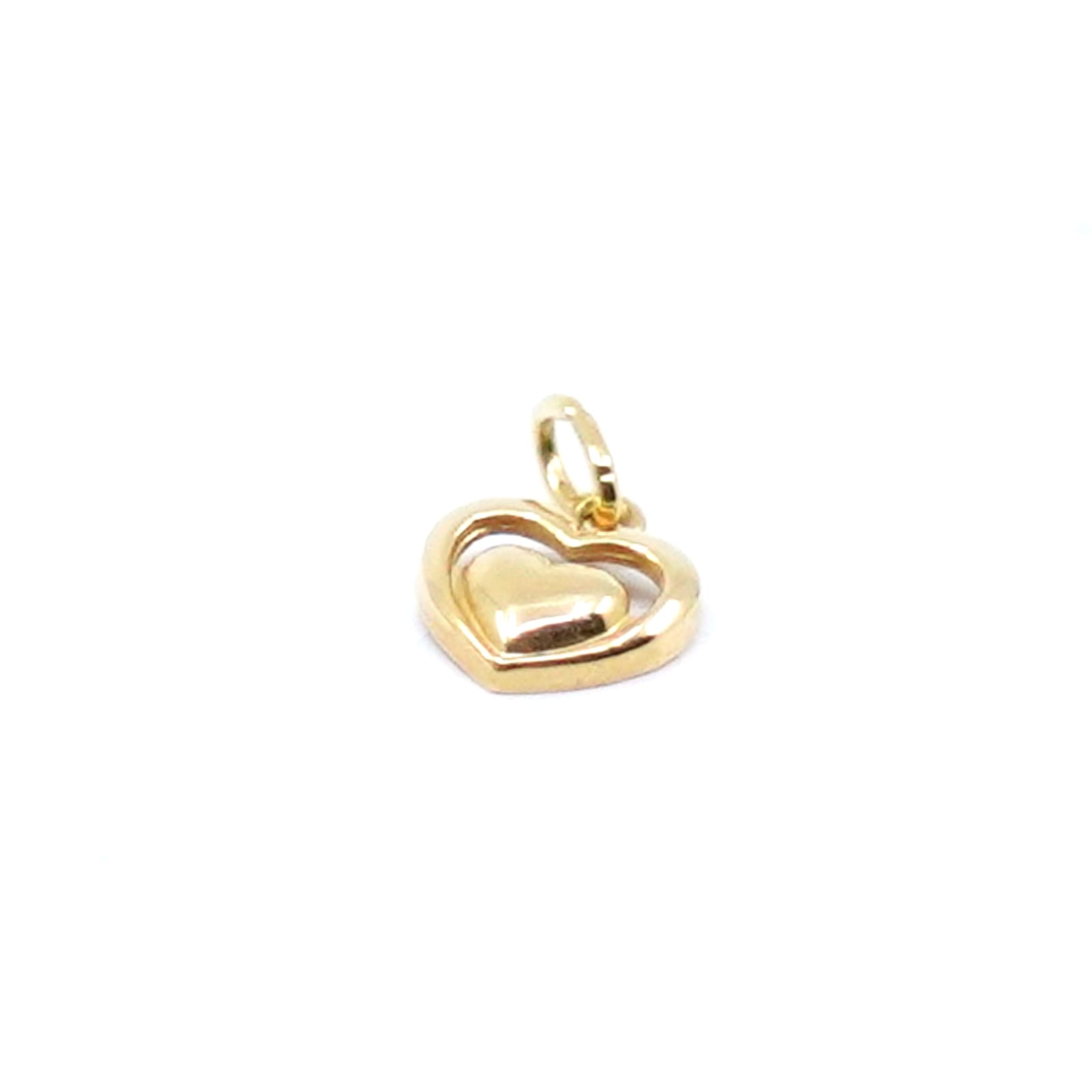 Hänge Guld 09K 0,3g Höjd 12mm, Hjärta