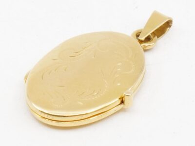 Hänge/berlock Medaljong Guld