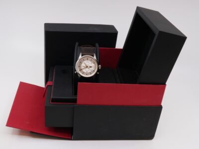 Armbandsur Oris Artelier worldtimer automat Ø40mm  med läderarmband i box