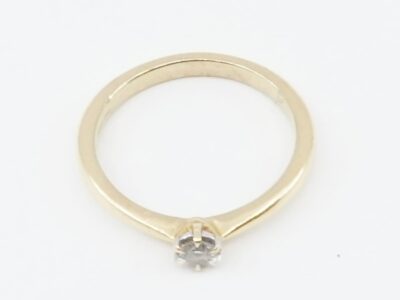 Ring Guld med Diamant