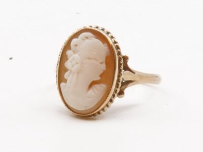 Ring Camé Guld 14K Brv 2,6g Ø16½