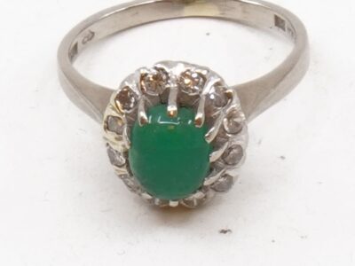 Ring Vitguld 18K