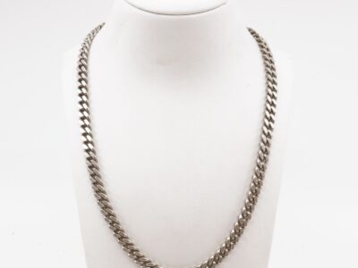 Halskedja Pansar Silver