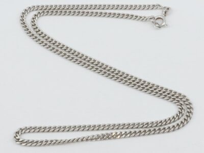 Halskedja Pansar Silver