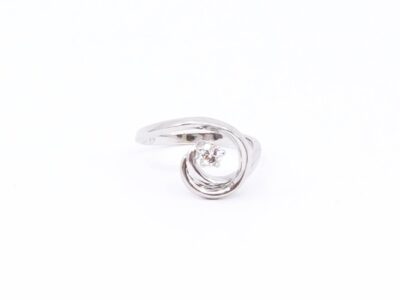 Ring Vitguld 18K