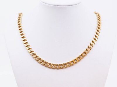 Halskedja Pansar Guld
